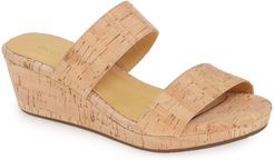 Yael Platform Wedge Slide Sandal