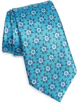 Quadri Colorati Floral Silk Tie