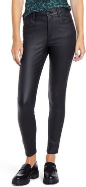 Ellie Coated High Waist Ankle Skinny Jeans