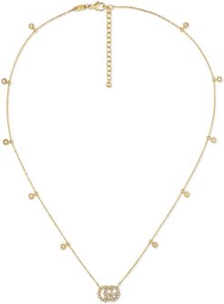 Running-G Diamond Pendant Necklace