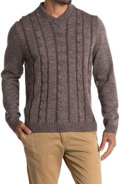 Tommy Bahama Pinyon Pines Cable Knit Wool & Cashmere Sweater at Nordstrom Rack