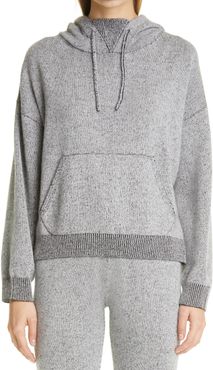 Two-Tone Wool & Cashmere Hoodie