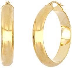 Bony Levy 14K Yellow Gold Polished 20mm Hoop Earrings at Nordstrom Rack