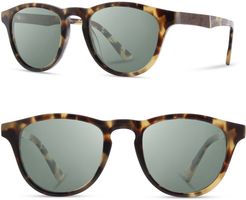 'Francis' 49mm Sunglasses - Havana/ Elm Burl