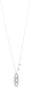 Meira T White Gold London Blue Topaz Necklace at Nordstrom Rack