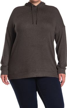 Caslon Drawstring Brushed Hoodie at Nordstrom Rack