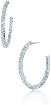 'Inside Out' Diamond Hoop Earrings