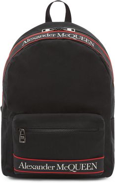 Metropolitan Selvedge Logo Tape Backpack - Black