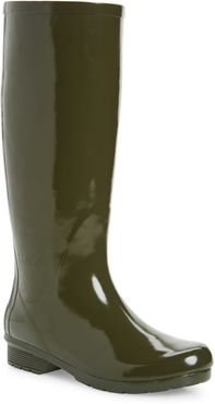 Polished Waterproof Tall Rain Boot