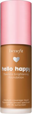 Benefit Hello Happy Flawless Brightening Foundation Spf 15 8- Tan Warm