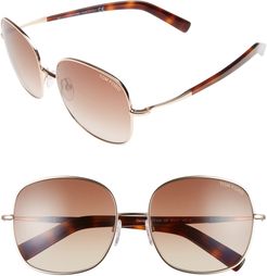 Tom Ford Round 57mm Sunglasses at Nordstrom Rack