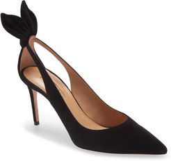 Bow Tie Pointed Toe Pump