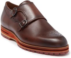 MORAL CODE Gunnar Leather Double Monk Strap Loafer at Nordstrom Rack