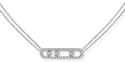 Move Pave Diamond Pendant Necklace
