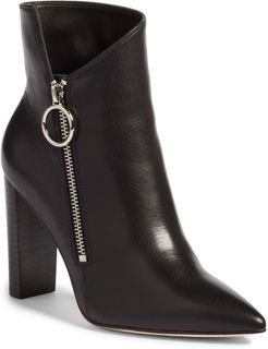 PAIGE Kate Leather Zip Bootie at Nordstrom Rack