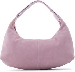 Mallory Leather Shoulder Bag - Purple