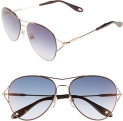 Givenchy 56mm Aviator Sunglasses at Nordstrom Rack