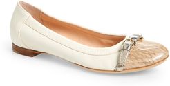 Cap Toe Ballet Flat