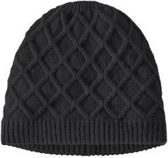 Honeycomb Knit Beanie - Black