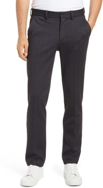 Saville Flat Front Herringbone Pants