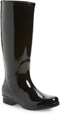 Polished Waterproof Tall Rain Boot