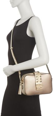 MARIO VALENTINO Lila Studded Leather Camera Crossbody Bag at Nordstrom Rack