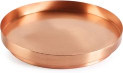 Copper Pillar Candle Plate