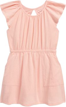 Girl's Tiny Tribe Kids' Sweet Pink Open Back Dress