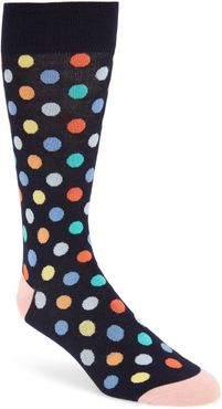 Polka Dot Crew Socks