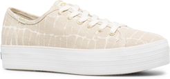 Keds Triple Kick Organic Canvas Platform Sneaker