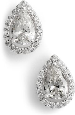 Simulated Diamond Stud Earrings