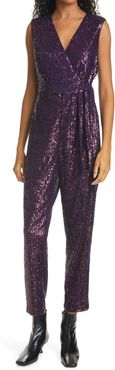 Sequin Sleeveless Jumpsuit