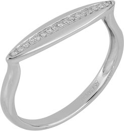 Bony Levy 18K White Gold Pave Diamond Marquise Shape Ring - Size 6.5 - 0.05 ctw at Nordstrom Rack