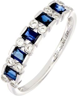 Bony Levy 18K White Gold Diamond & Sapphire Ring at Nordstrom Rack