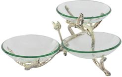 Willow Row Glam Bird & Branches Glass Bowls Stand at Nordstrom Rack