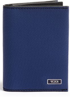 Monaco Leather Card Case - Blue