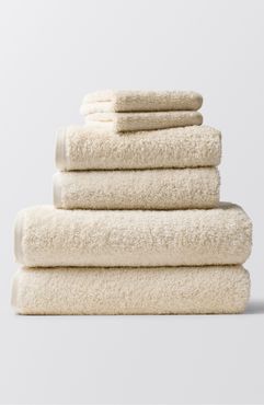 Cloud Loom(TM) 6-Piece Organic Cotton Bath Towel, Hand Towel & Washcloth Set