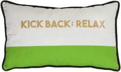 8 Oak Lane Green/White Relax Pillow at Nordstrom Rack