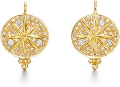 18K Gold Diamond Drop Sorcerer Earrings