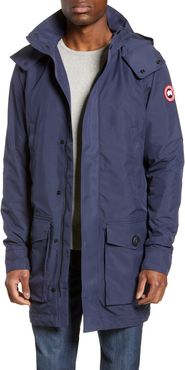 Crew Trench Jacket With Removable Hood