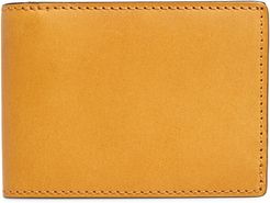 Italo Small Leather Bifold Wallet - Brown