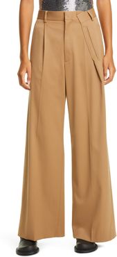 Pleat High Waist Pants