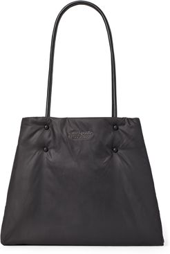 Large Everything Puffy Tote - Black