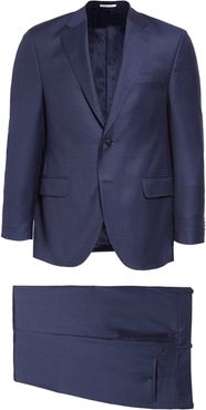 Peter Millar Classic Fit Solid Wool Suit at Nordstrom Rack