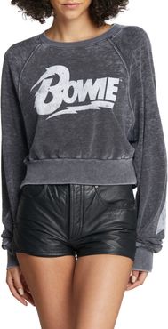 David Bowie Crop Sweatshirt