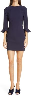 Bedford Ruffle Cuff Sheath Dress