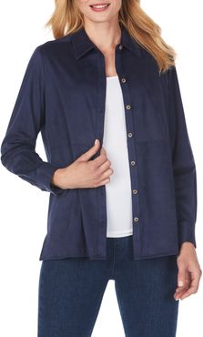 Journey Faux Suede Shirt Jacket