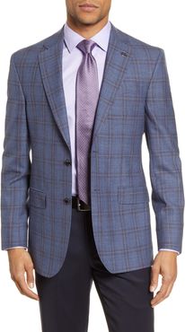 Ted Baker London JAY BLUE & BERRY PLAID SPORTCO TRIM at Nordstrom Rack