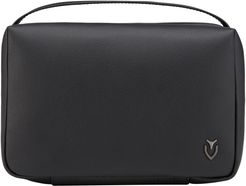 Signature 2.0 Faux Leather Toiletry Case Croc Black