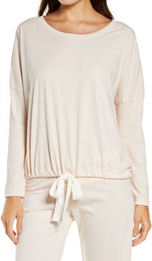 Heather Knit Slouchy Tee
